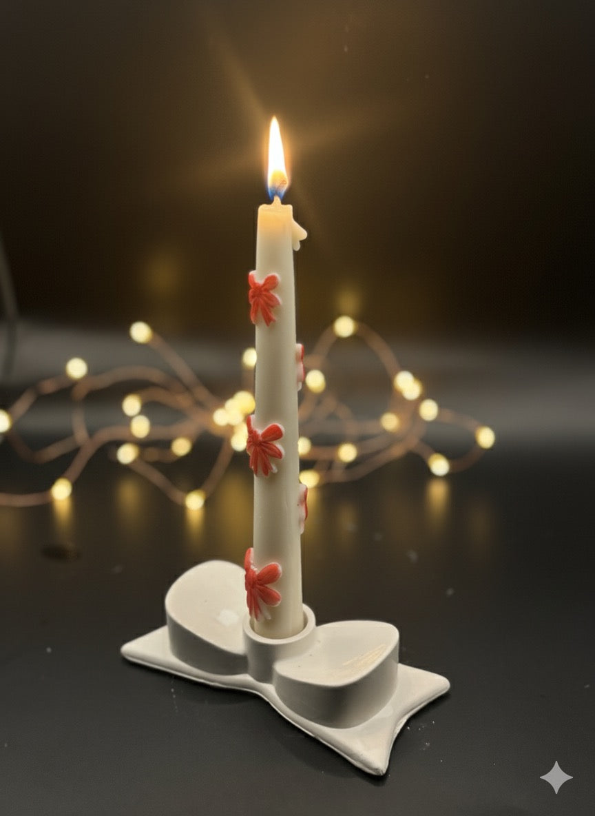 Set Candela Fiocco & Decorata 🎀✨