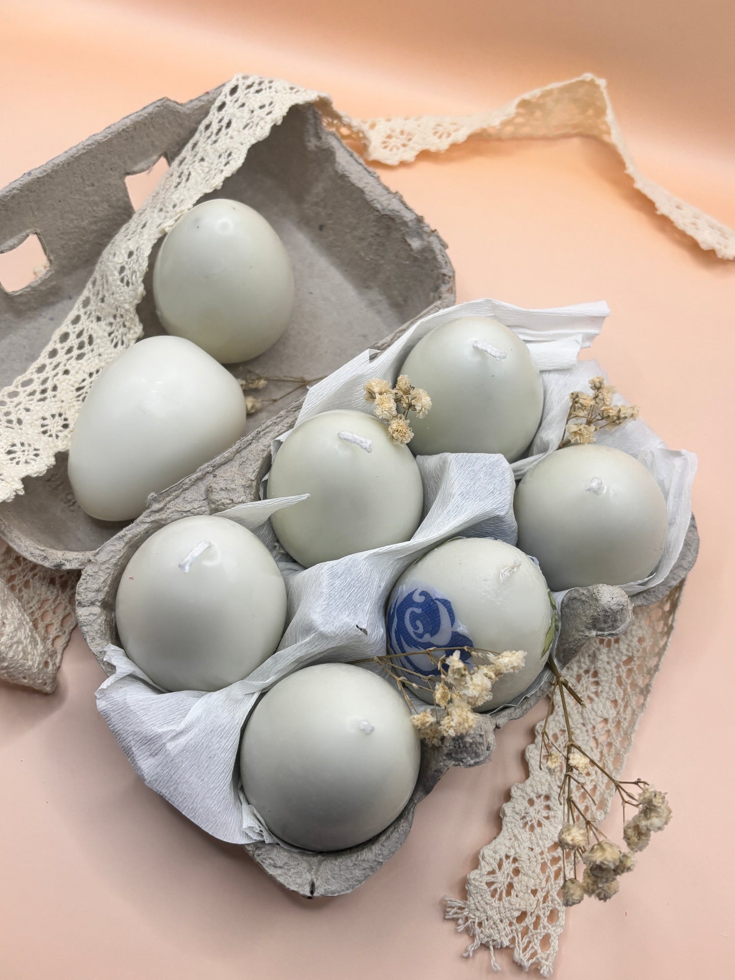 Set Candele "Egg Box"