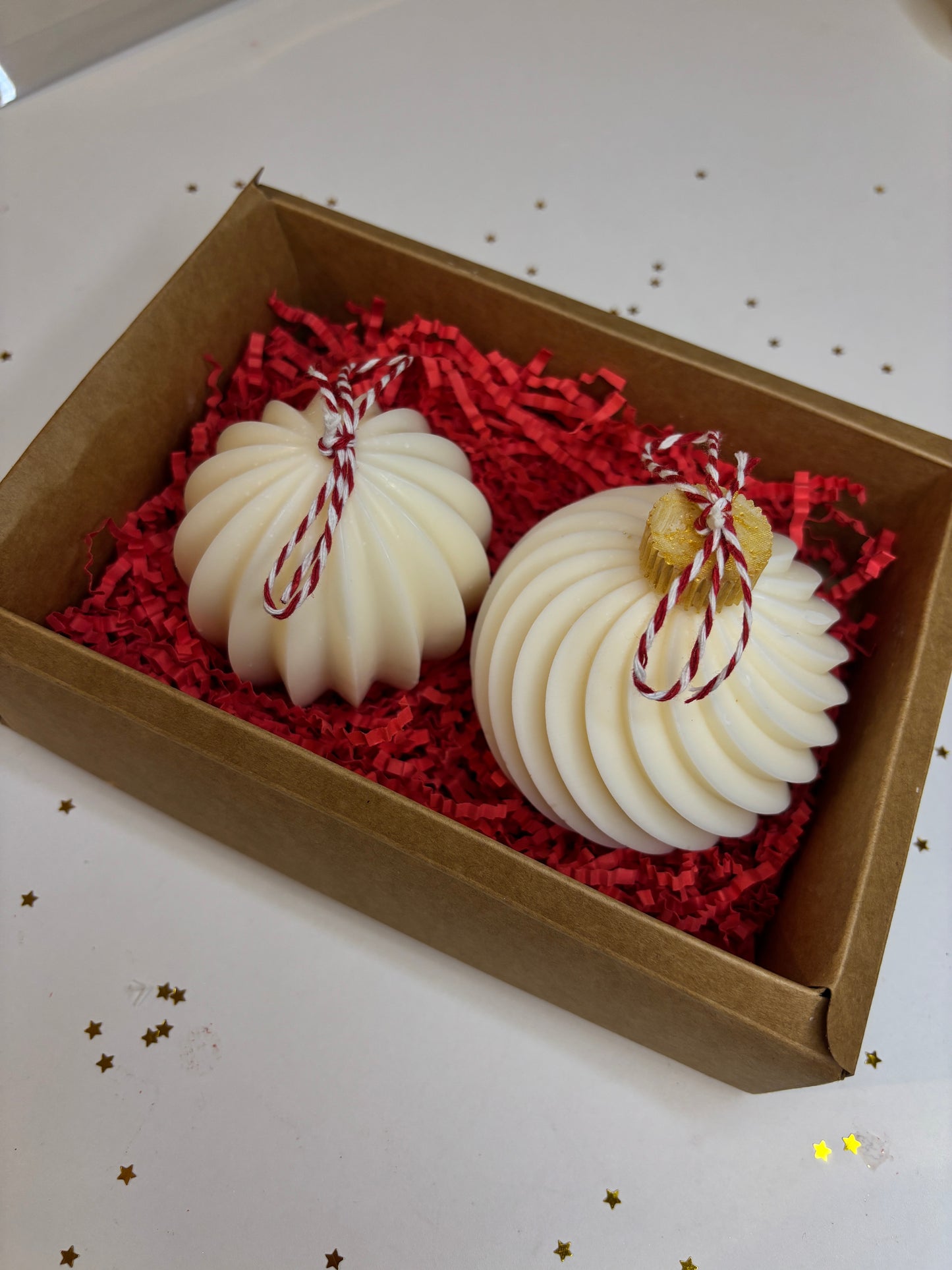 Set Candele Sferiche "Addobbi Magici" ❄️