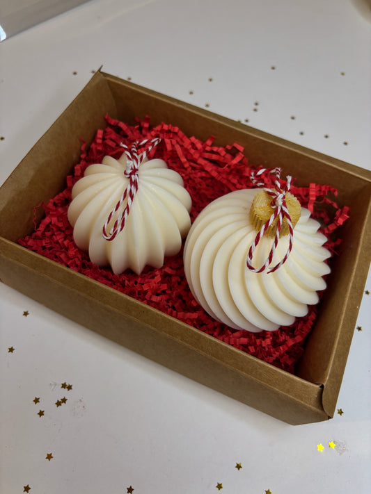 Set Candele Sferiche "Addobbi Magici" ❄️