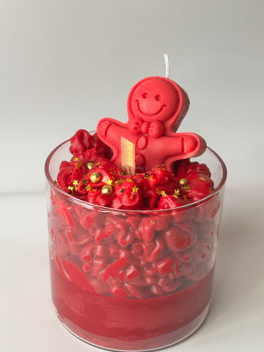 Candela Dessert "Gingerbread Dream" – Cera di Soia e Pan di Zenzero