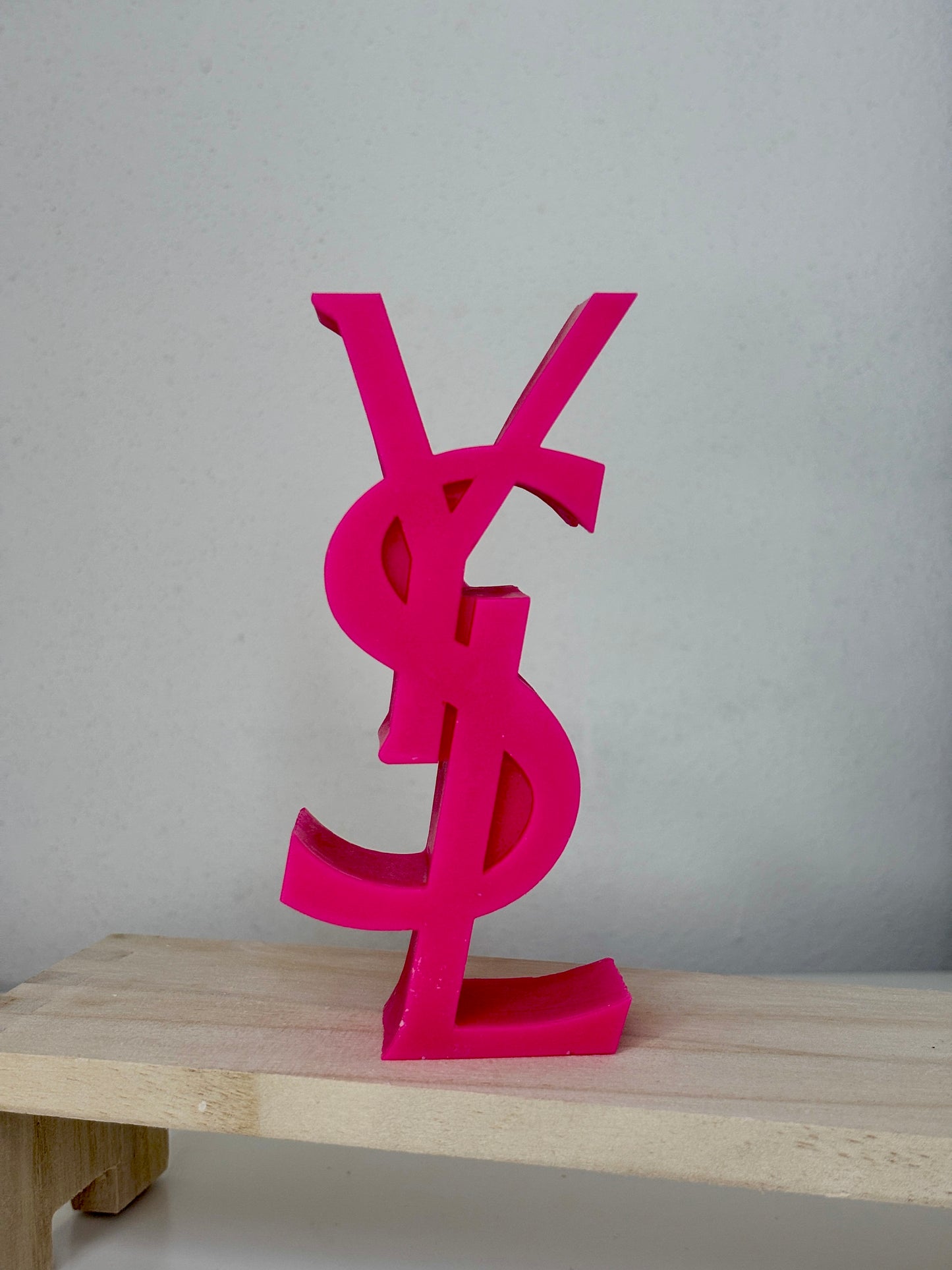 Candela Decorativa Monogramma "YSL"