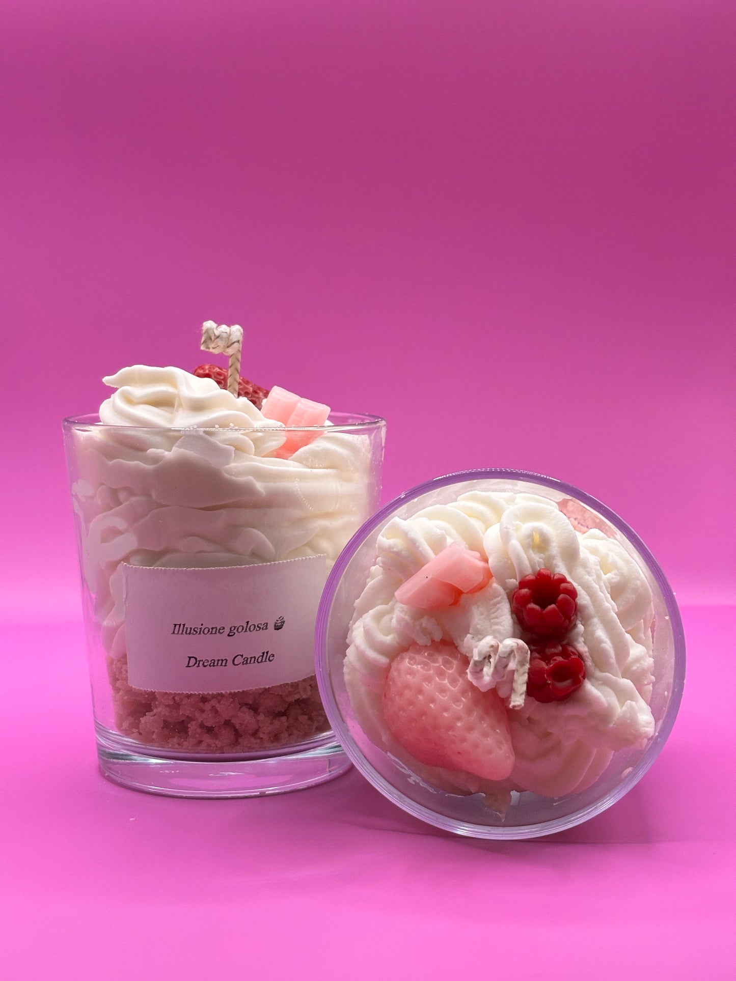 Illusione Golosa – Candela Dessert ai Frutti di Bosco 🫐🍓