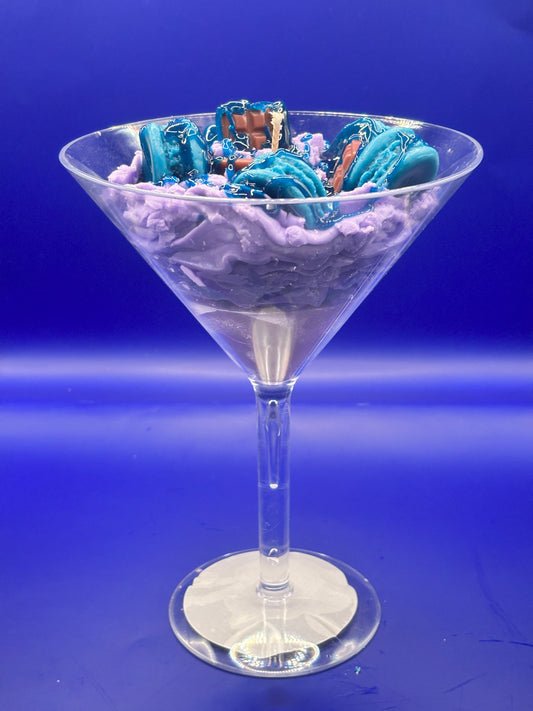 Candela Dessert "Blue Macaron & Chocolate"